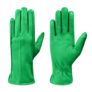 Mazafy Gants d'hiver unisexes en cuir pleine main de haute qualité, légers, respirants, avec doublure en polyester, protection des mains, unis - Product Image 3