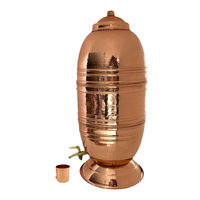 Distributeur d'eau froide manuel en laiton Amson de qualité supérieure, en cuivre pur, avec robinet à finition martelée pour usage commercial, garantie 1 an