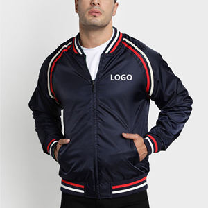 Veste universitaire unisexe en laine avec logo personnalisé, manches bouffantes, broderie floquée, noire, pour couple, style baseball, hiver, bleu clair - Product Image 4