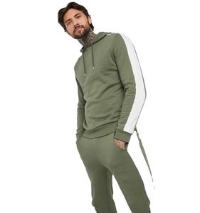 Sudadera con capucha para hombre, ropa deportiva masculina con logotipo personalizado, jersey de chándal colorido de 2 piezas a la moda, venta al por mayor - Product Image 1