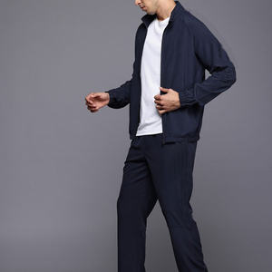 Fashion Mens Tracksuit Soft Fabric Zipper <b>Jacket</b> Jogger Trousers Leisure Activewear Custom Branding Garment Factory Direct - Product Image 1