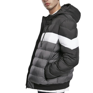 Chaqueta Acolchada con Capucha para Hombre, Estilo Vintage, Ligera, Invernal, con Cremallera Frontal Completa, Impermeable, Transpirable y Ecológica - Product Image 3