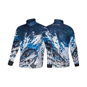 Vêtements de randonnée en polyester léger personnalisés pour les passionnés de pêche, chemise de pêche à manches longues à séchage rapide avec boutons 50 - Product Image 3