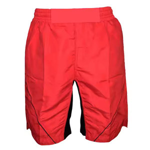 Shorts de MMA para Hombre, Enfocados en el Rendimiento, con Logotipo Frontal, Transpirables y de Secado Rápido, en Tela de Spandex/Poliéster para Entrenamiento Intenso - Product Image 1
