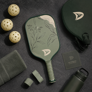 Paleta de Pickleball Ligera con Diseño Botánico |   Superficie de Grafito y Punto Óptimo de 16 mm de Ancho |   ODM Personalizado al por Mayor - Product Image 5