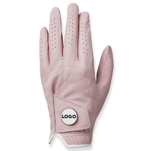 Gants de golf en cuir véritable Cabretta pour femmes, avec propriétés absorbantes, imperméables et antidérapantes, disponibles en couleurs personnalisées - Product Image 4