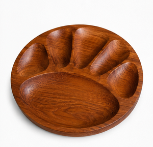 Bandeja de Madera Natural Ecológica y Duradera para Tacos, Soporte para Servir Hecho a Mano para Comida Mexicana, Restaurante, Cocina - Product Image 2
