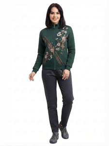 Professional Women Sublimation Sports Tracksuit Custom Printed <b>Jacket</b> and Matching Pants with Advanced Breathable Polyester - Product Image 5
