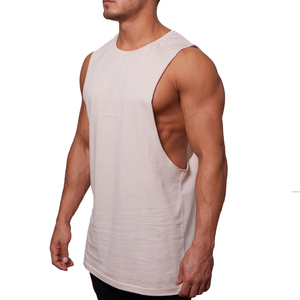 Polyester Sleeveless Undershirts Muscle Tee Sports Blank Gym Apparel Wear <b>Vest</b> Fitness Men's <b>Stringer</b> Tank Top for Men - Product Image 2