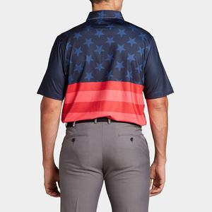 Ropa de Golf, Polo para Hombre, Camisetas Deportivas de Piqué de Secado Rápido, Camisetas de Golf Personalizadas con Estampado en Blanco - Product Image 2