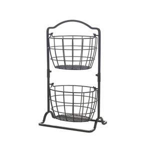 Panier de rangement en métal à mailles larges, grande capacité, organisateur d'étagère de placard - Product Image 5