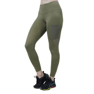 Leggings Deportivos de Cintura Alta para Mujer con Logotipo Personalizado, Pantalones de Yoga de Secado Rápido, Elásticos, Antibacterianos, de Spandex/Nailon - Product Image 2