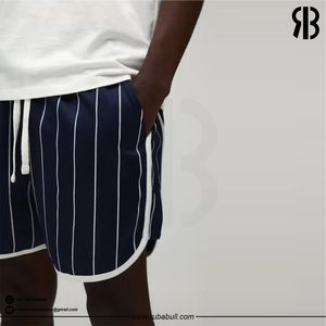 Pantalones Cortos Deportivos Casuales de Algodón para Hombre DAPHNIA, con Cordón Ajustable, Cintura Media, con Bolsillos, Transpirables, Estilo Tejido - Product Image 4