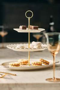 Soporte Cuadrado de Plástico para Tartas, Ideal para Bodas y Fiestas, Bandeja para Servir Frutas y Postres, Soporte de 3 Niveles para Tartas - Product Image 2