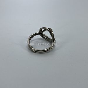 Anillo para Servilletas de Aluminio Plateado Moderno, Nuevo Diseño en Stock, Elegante Accesorio de Mesa, Decoración para Mesa de Comedor, Porta Servilletas para Bodas y Fiestas - Product Image 5
