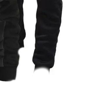 Ensemble de survêtement à capuche color block pour homme, tenue décontractée d'automne, manches longues, pantalon à cordon, mélange polyester-coton, coupe classique - Product Image 2
