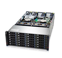 Serveur barebone 4U 36 baies plateforme AMD Rome 32DIMM prend en charge les processeurs AMD Rome EPYC 7002 en stock