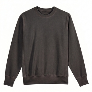 เสื้อสเวตเชิ้ตคอกลมแบบยูนิเซ็กซ์ น้ำหนัก 320 กรัม คุณภาพสูงสำหรับผู้ชาย สีพื้น พร้อมดีไซน์ป้ายสั่งทำพิเศษแบบคมชัด - Product Image 2