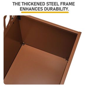 Fioriera da Giardino in Metallo Alta 70 Pollici con Traliccio per Piante Rampicanti e Ortaggi, Recinzione e Cancello - Product Image 6