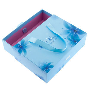 Boîtes cadeaux de luxe personnalisées avec poignées, emballages imprimés haut de gamme pour bijoux, cosmétiques, cadeaux de mode et produits de vente au détail - Product Image 2