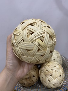 Esfera Decorativa Tejida a Mano con Bola de Ratán Ecológica Clásica, Material de Ratán Natural, Decoración para el Hogar, Proyectos de Manualidades, Thai Binh - Product Image 5