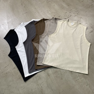 เสื้อกล้ามคอกลม ยูนิเซ็กซ์ ผ้าฝ้าย 100% สีพื้น ระบายอากาศได้ดี ทรงปกติ สวมใส่สบายทุกฤดู - Product Image 4