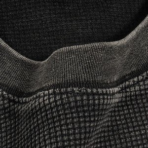 เสื้อยืดวินเทจลายโลโก้แบบกำหนดเอง ล้างสีด้วยกรด ทรงโอเวอร์ไซส์ ผ้าคอตตอนหนานุ่ม 100% สำหรับผู้ชาย สไตล์วิทยาลัย สโนว์ - Product Image 6