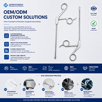 Pince de coupe endoscopique OEM personnalisée pour suture arthroscopique, à mâchoires plates carrées, en acier inoxydable, conforme ISO 13485, réutilisable