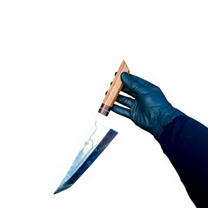 Cuchillo de Chef Hecho a Mano de Acero Inoxidable con Mango de Madera Natural, Cuchillo de Cocina Profesional con Hoja Forjada Personalizada - Product Image 6
