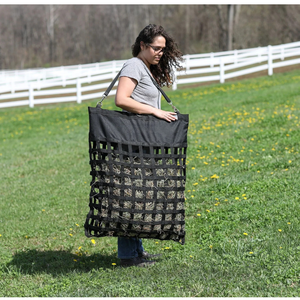 Bolsa de Heno para Caballos de Alimentación Lenta con Correa Ajustable, Bolsa de Alimentación Ecuestre de Nailon con Orificio Frontal para Uso en Establos y Remolques - Product Image 3