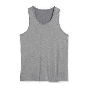 Camiseta sin mangas estilo Ringer para hombre, mezcla de algodón y poliéster, con ribete en contraste, cuello acanalado, estilo retro deportivo, chaleco de gimnasio. - Product Image 6