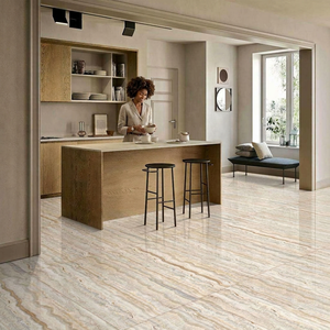 Skyrim Onyx Vente en gros Beige brillant Entièrement émaillé 60x120 Carreaux de porcelaine Meilleur prix Céramique en Inde du principal fournisseur - Product Image 1