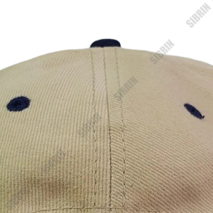 หมวกแก๊ป SIBRIN แบบสั่งทำได้ 6 แผง ทรง Snapback สีกากีกรมท่า ผ้าคอตตอนทวิลล์คุณภาพพรีเมียม หมวกเบสบอลปีกแบน หมวกกีฬา - Product Image 5