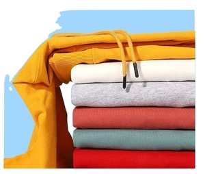 OEM Customized Logo Design Unisex Style Long Sleeve Autumn Loose Pullover Simple 260g Heavyweight Hooded Sweatshirt - Product Image 1