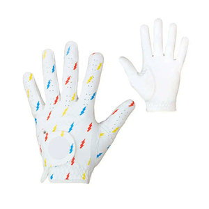 Gants de golf pour hommes en cuir Cabretta respirant, colorés et personnalisés, de haute qualité, imperméables, antidérapants, avec une adhérence professionnelle, pour la main gauche - Product Image 1