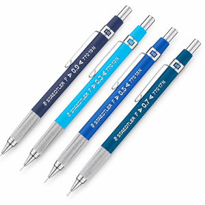 Crayon à dessin GANRAKU pour 770, pointe 0,3 mm, 0,5 mm, 0,7 mm, 0,9 mm, professionnel, pour dessin et croquis, corps en bois noir, UV - Product Image 1