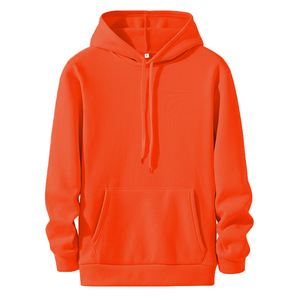 Sudadera con Capucha Personalizada para Hombre, Otoño, 100% Algodón Felpa, Color Sólido, Logotipo Personalizado, Bordado 3D, Ecológica, Transpirable, con Bolsillo - Product Image 5