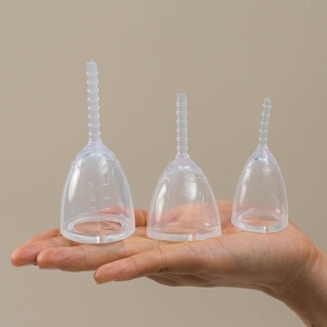 Copa menstrual bestchance macaron azul M - Product Image 5