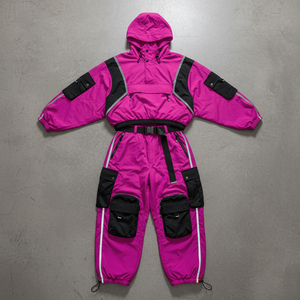 Custom Men Lightweight Nylon Windbreaker Tracksuit Streetwear Loose Zip up Embroidery Jacket Pants Two Piece Set Sportswear OEM - Product Image 1