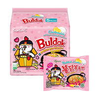 Nouilles instantanées de haute qualité au goût de poulet épicé Ramen Carbonara 135g (paquet de 40)