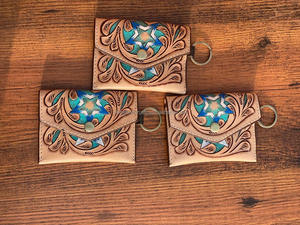 Nouvelle main couleur usinée sculpture porte-monnaie élégant multi-usages cuir occidental petite taille porte-monnaie vente chaude pour les femmes - Product Image 4