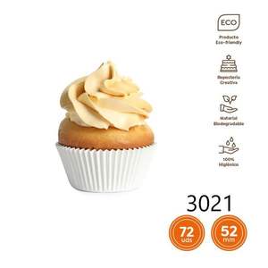 Molde para Pastel Blanc Magdalena Extra G Rojo 5.2 x 3 cm, 72 Unidades, Herramienta Esencial en Forma de Cilindro Hecha de Papel - Product Image 1