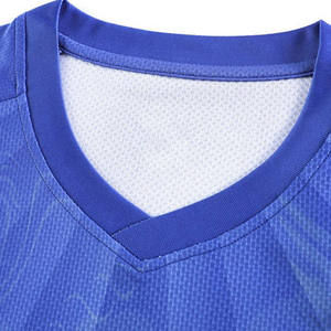 Camiseta de Fútbol Unisex con Cuello en V, Sublimada, de Secado Rápido, Manga Corta, Poliéster, Ropa Deportiva para Adultos, Transpirable por Delante - Product Image 5