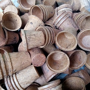 Vigifarm Iris Biodegradable Coconut Coir Durable Rustic Eco-Friendly Farmhouse Flower Pots <b>Planters</b> for <b>Garden</b> - Product Image 6