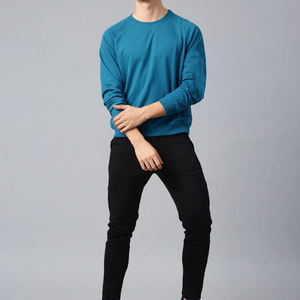 Nouveau design – Meilleurs sweats décontractés à col rond pour hommes, 100 % coton, automne, haute qualité, respirants, écologiques, numériques, faible MOQ - Product Image 5