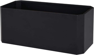 Metal <b>Planter</b> for Outdoor Plants Tall <b>Planter</b> <b>Box</b> with Removable Insert Shelf & Drainage Holes - Product Image 2
