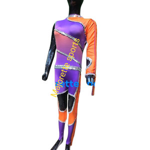 Traje de Baile Elegante y Transpirable para Mujer, Ropa de Danza Moderna y Chic, Atuendo Elástico y Estilizado para Escenario - Product Image 3