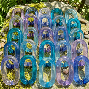 Grandes chaînes en acrylique faites à la main |   Accessoires de rideaux DIY multi-pièces au design Art Déco - Product Image 4