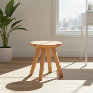 Ensemble de tabourets de bar pivotants de style mid-century modern, avec assise en cuir rembourrée, pieds en bois massif, pour comptoir, bistro, îlot de cuisine - Product Image 4