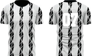 ชุดเสื้อฟุตบอลแบบซับลิเมชั่นสั่งทำพิเศษสำหรับผู้ชาย แขนสั้น คอจีน ผ้าโพลีเอสเตอร์ 100% กันน้ำ แห้งเร็ว ระบายอากาศได้ดี - Product Image 4